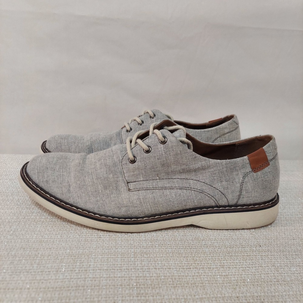 Madden‎ Steve Canvas Lace Up Oxford Men's Size 9M Grey Disit